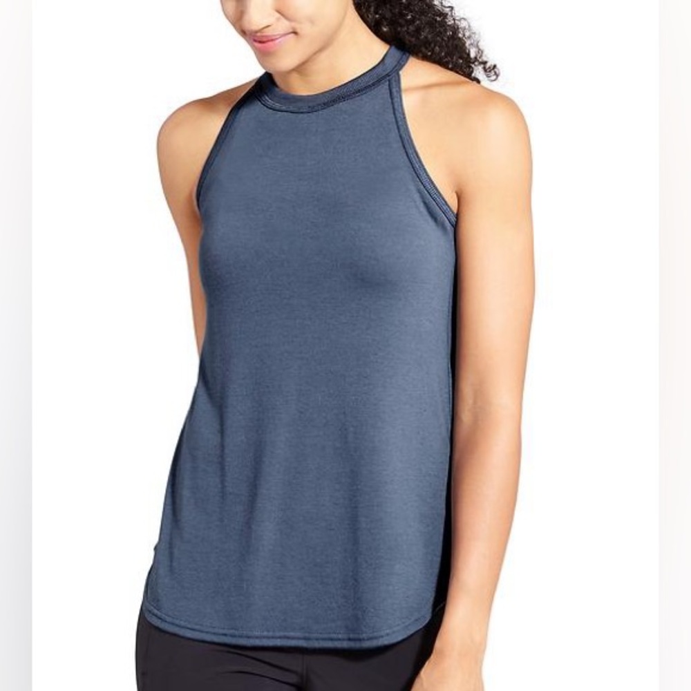 Athleta High Neck Rib Tank
